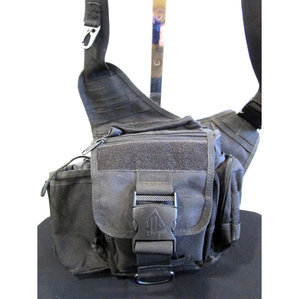 UTG Tactical Black Camping Hunting Crossbody Shoulder Messenger Sling Bag
